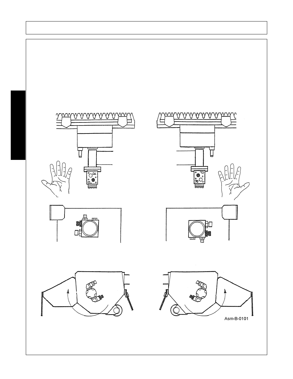 Remove transport strap -8 hose routing -8, Assembly, Assembl y | Bush Hog RMB 1445 User Manual | Page 50 / 114