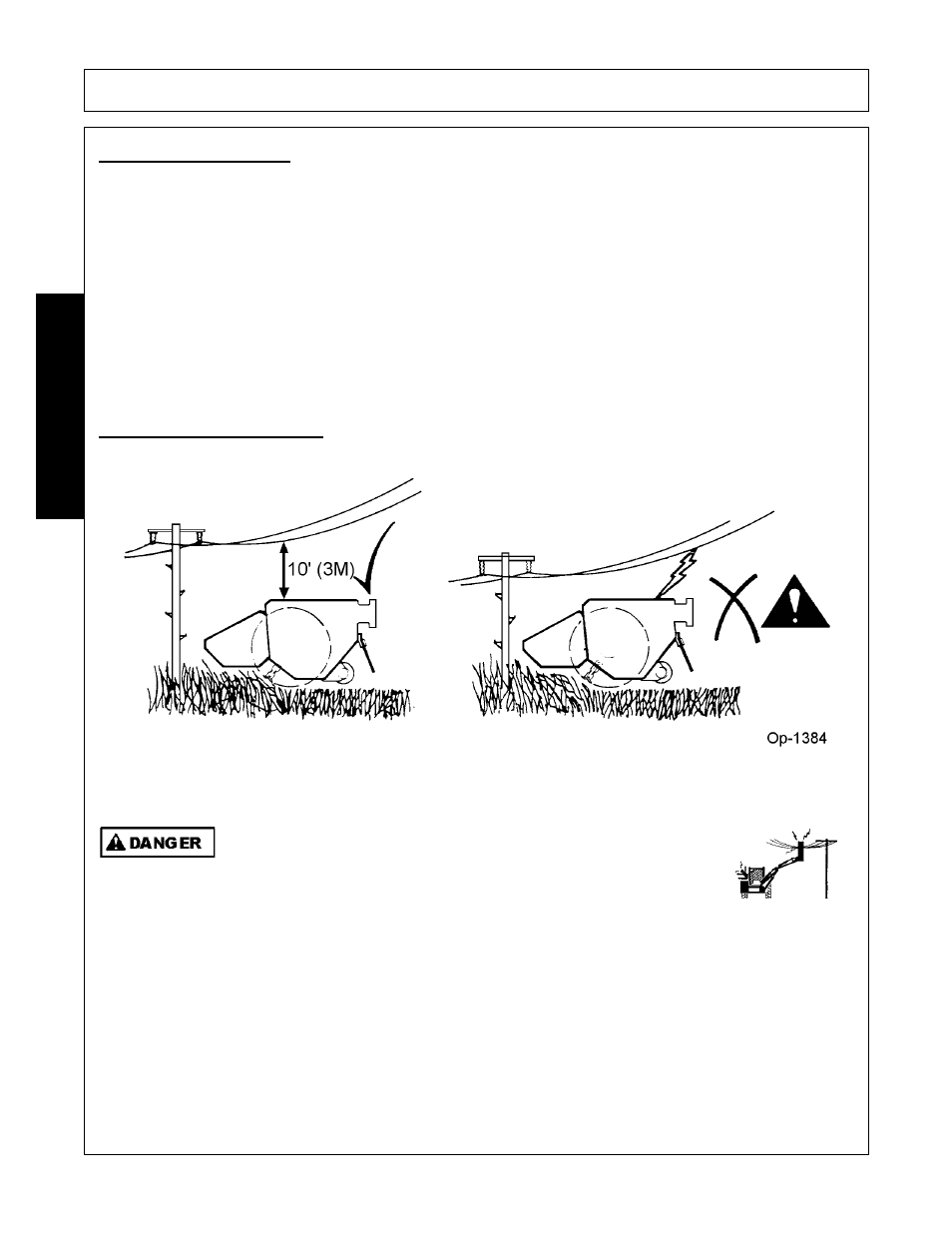 Breakaway action -24 high voltage cables -24, Operation, Opera t ion | Bush Hog RMB 1445 User Manual | Page 78 / 114