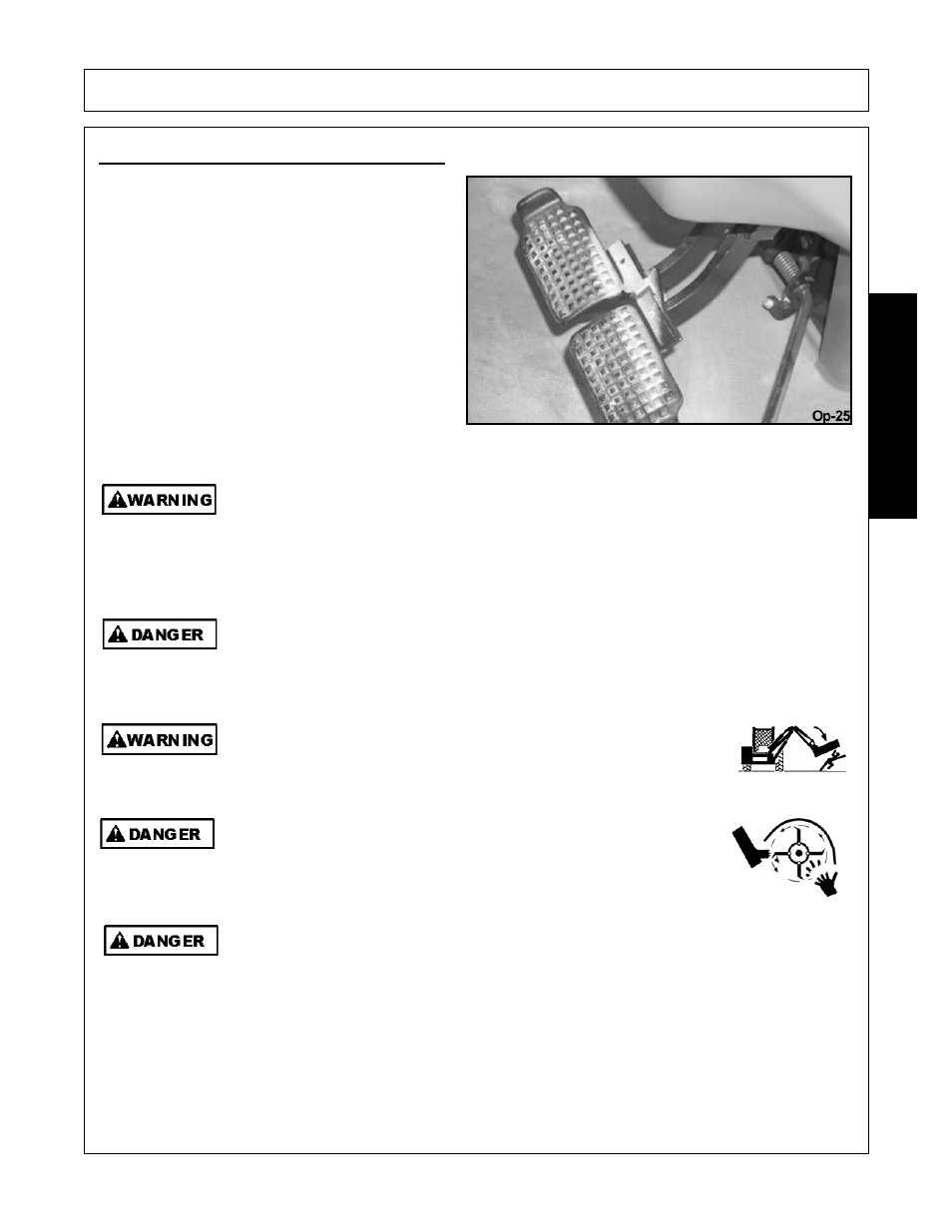 Brake and differential lock setting -29, Operation, Opera t ion | Bush Hog RMB 1445 User Manual | Page 83 / 114