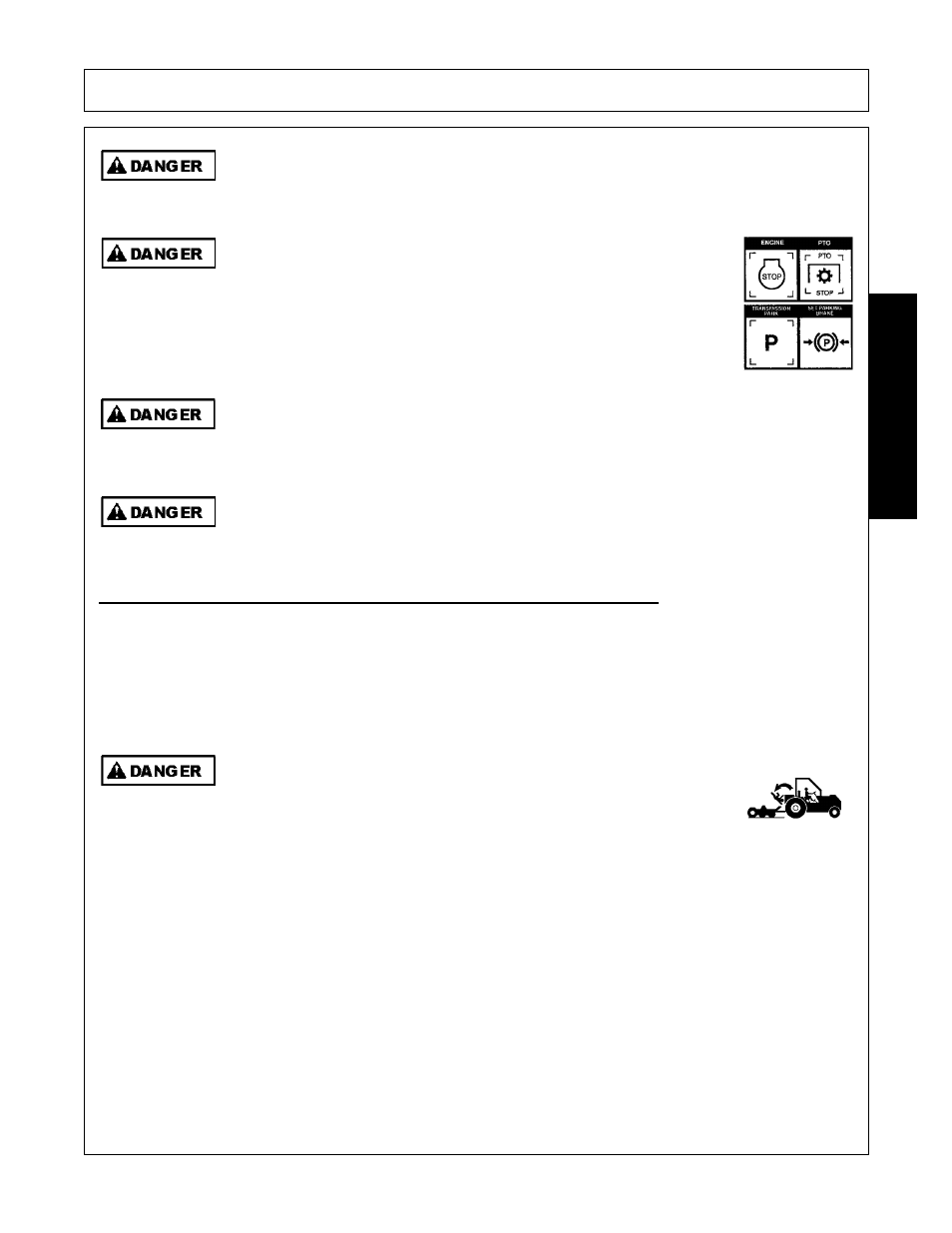 Transporting the tractor and implement -39, Operation, Opera t ion | Transporting the tractor and implement | Bush Hog RMB 1445 User Manual | Page 93 / 114