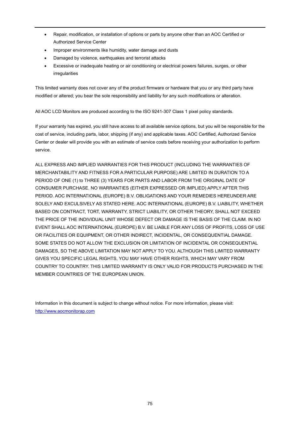 AOC U3477PQU User Manual | Page 74 / 79