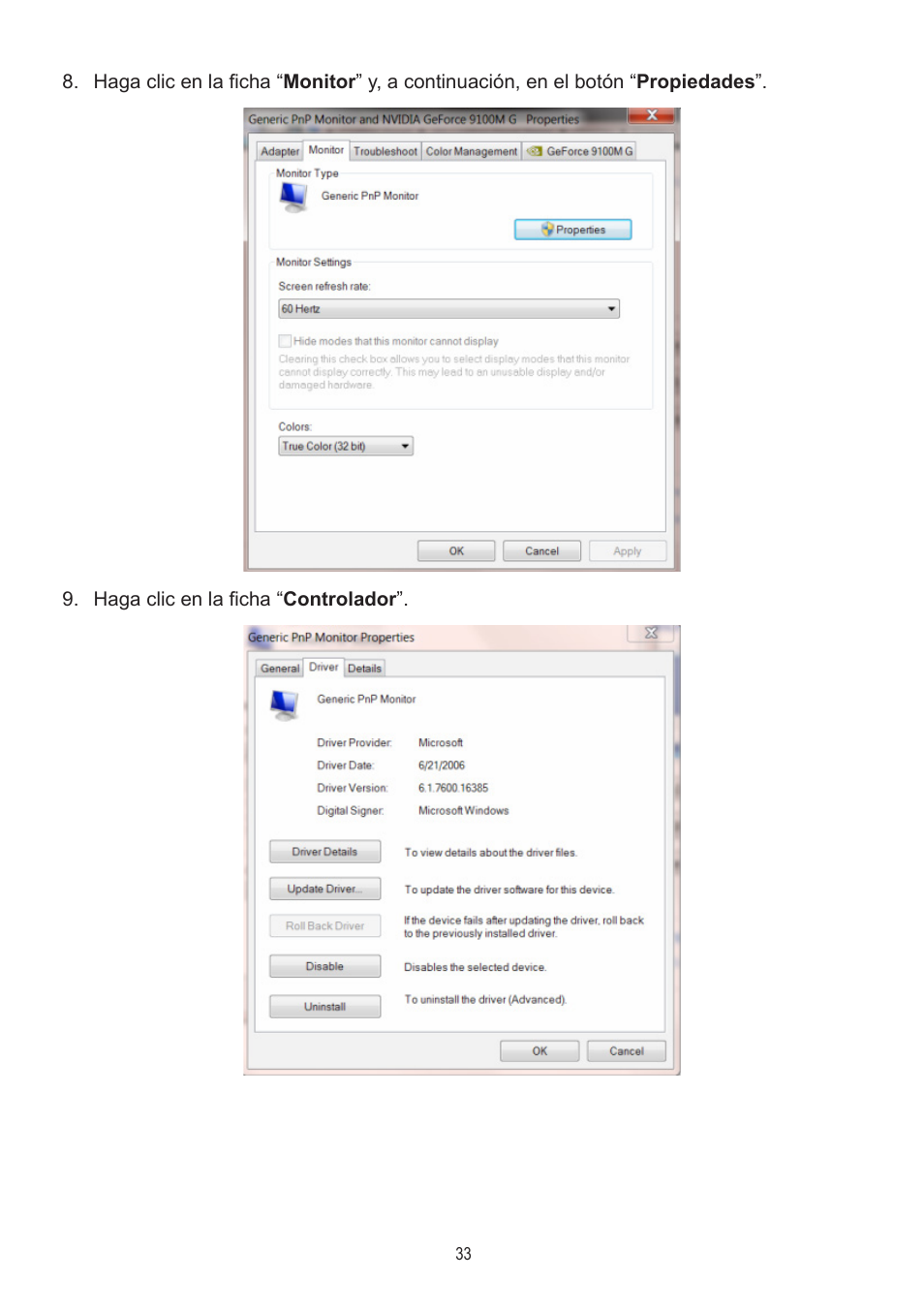 AOC A2472PWH User Manual | Page 33 / 68