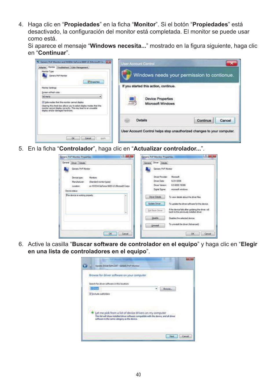 AOC A2472PWH User Manual | Page 40 / 68