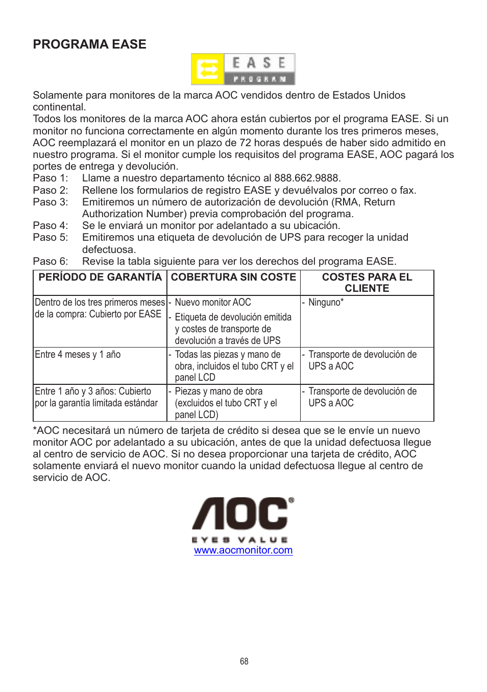 Programa ease | AOC A2472PWH User Manual | Page 68 / 68