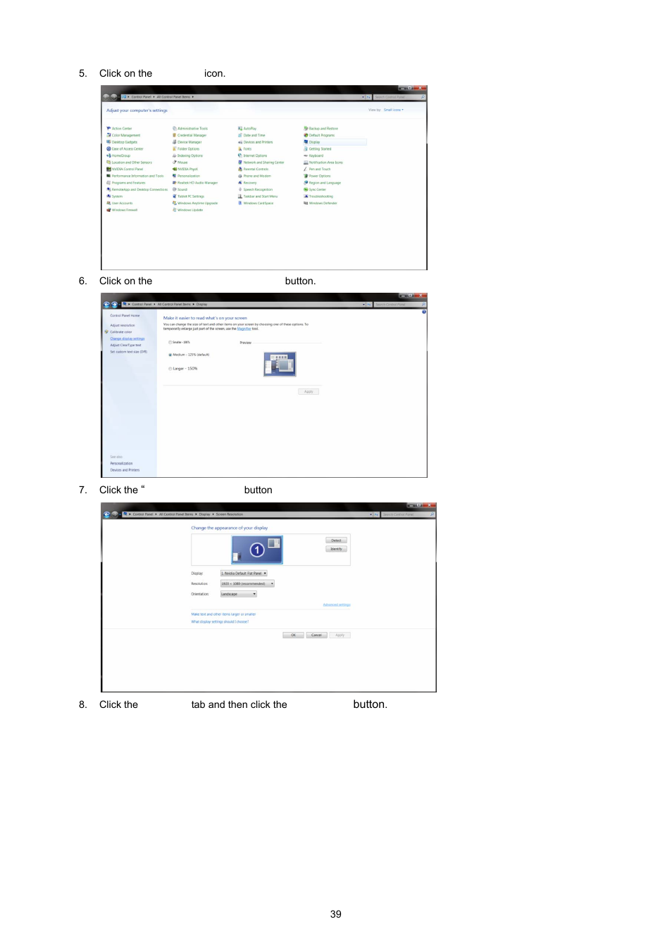 AOC I2367FM User Manual | Page 39 / 69