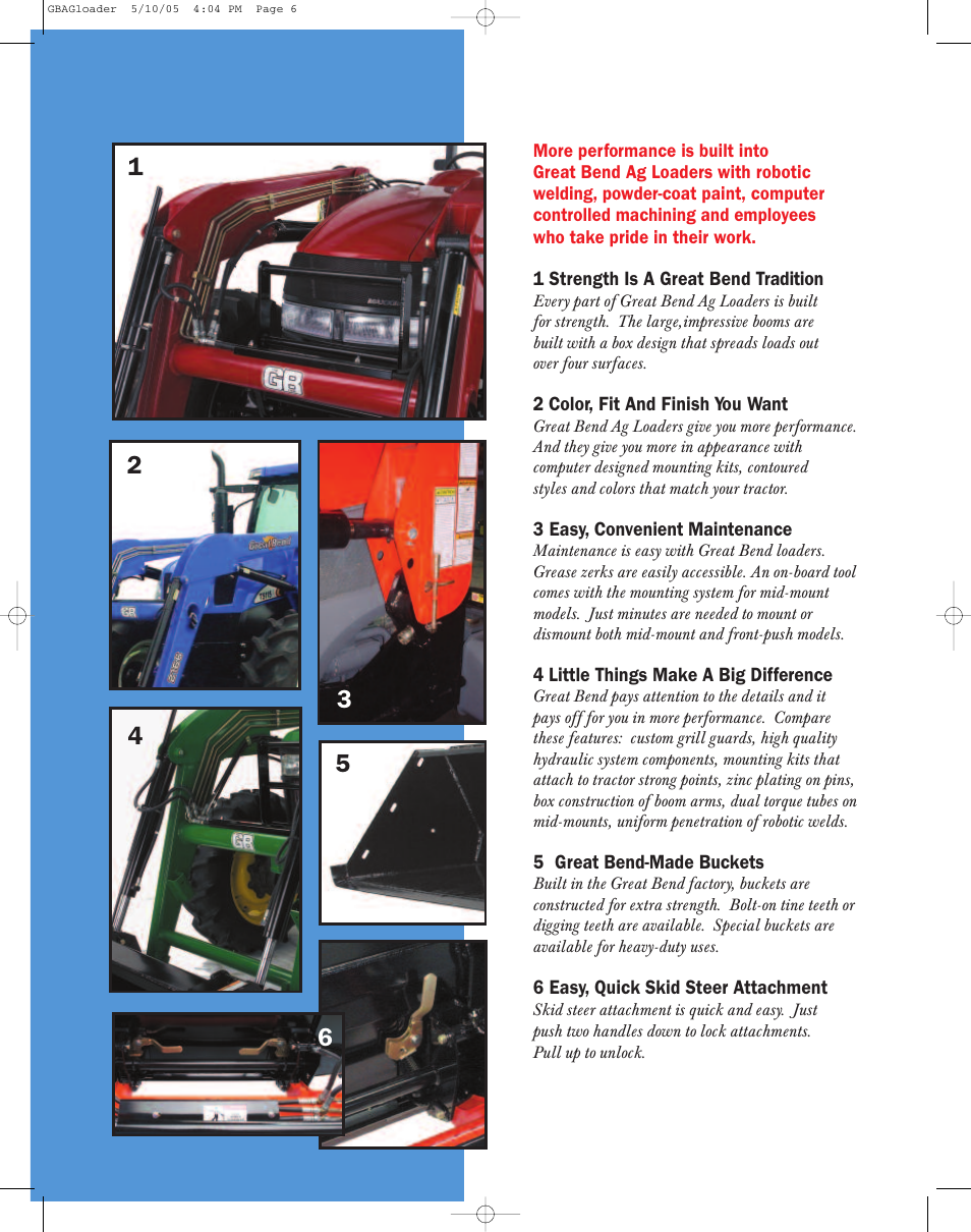 Bush Hog Great Bend Ag Loader User Manual | Page 6 / 8