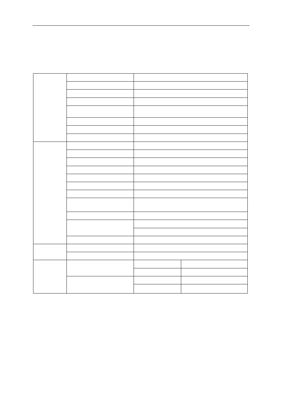 Specification, General specification | AOC P2460PXQ User Manual | Page 56 / 74