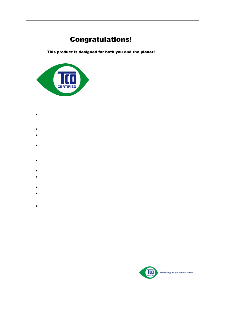 Tco document | AOC P2460PXQ User Manual | Page 74 / 74