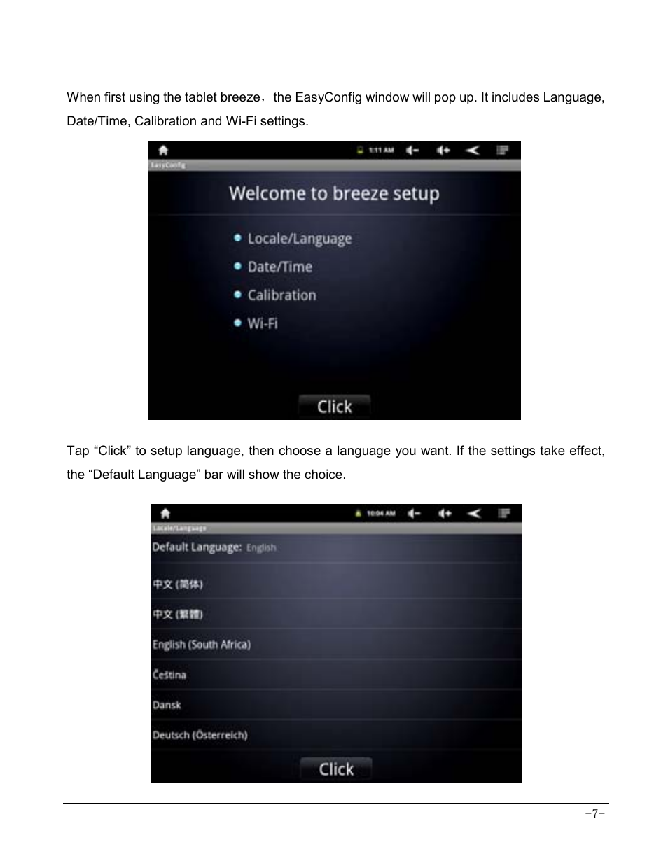 Chapter 3 easyconfig | AOC MW0812 User Manual | Page 12 / 72
