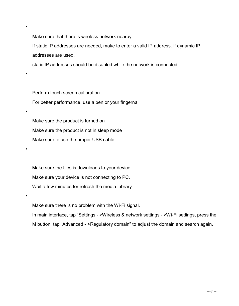 AOC MW0812 User Manual | Page 66 / 72