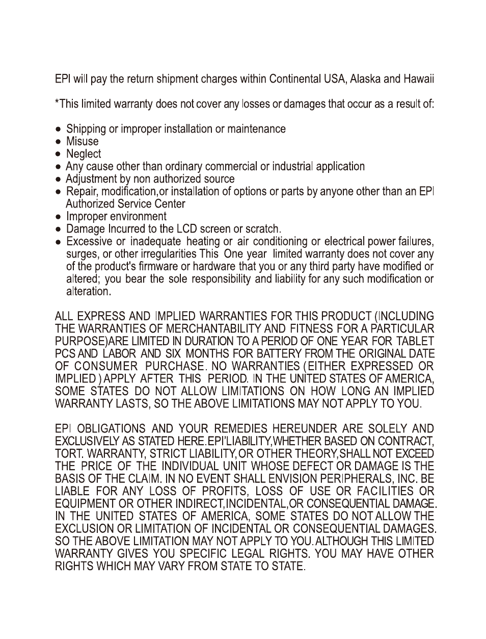 AOC MW0812 User Manual | Page 72 / 72