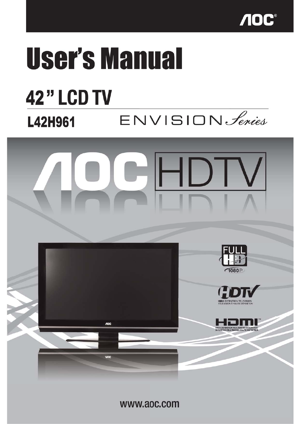 AOC L42H961 User Manual | 29 pages