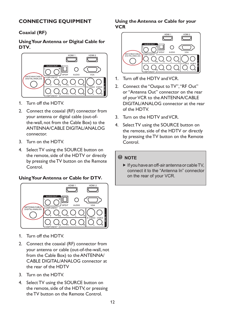 AOC L42H961 User Manual | Page 14 / 29