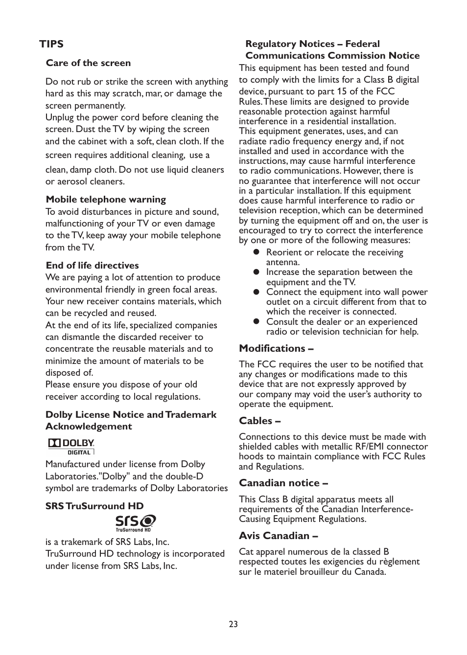 AOC L42H961 User Manual | Page 25 / 29