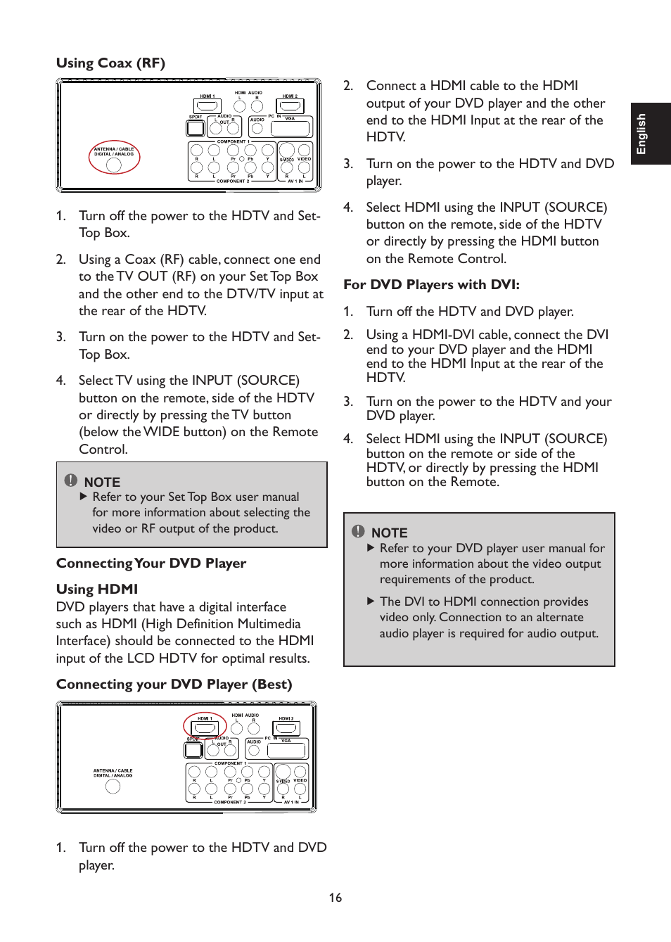 AOC L47H861 User Manual | Page 17 / 112