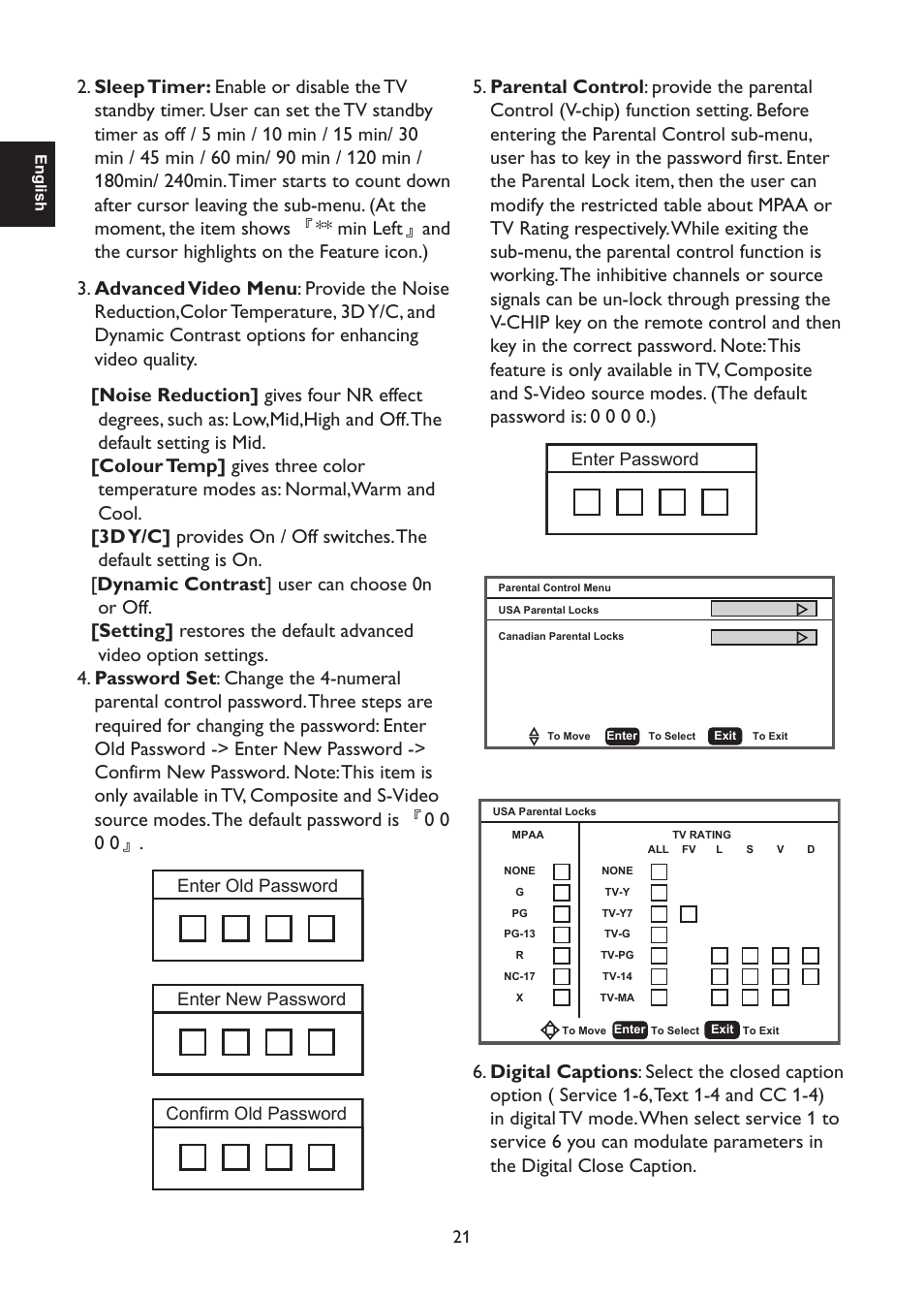 AOC L47H861 User Manual | Page 22 / 112