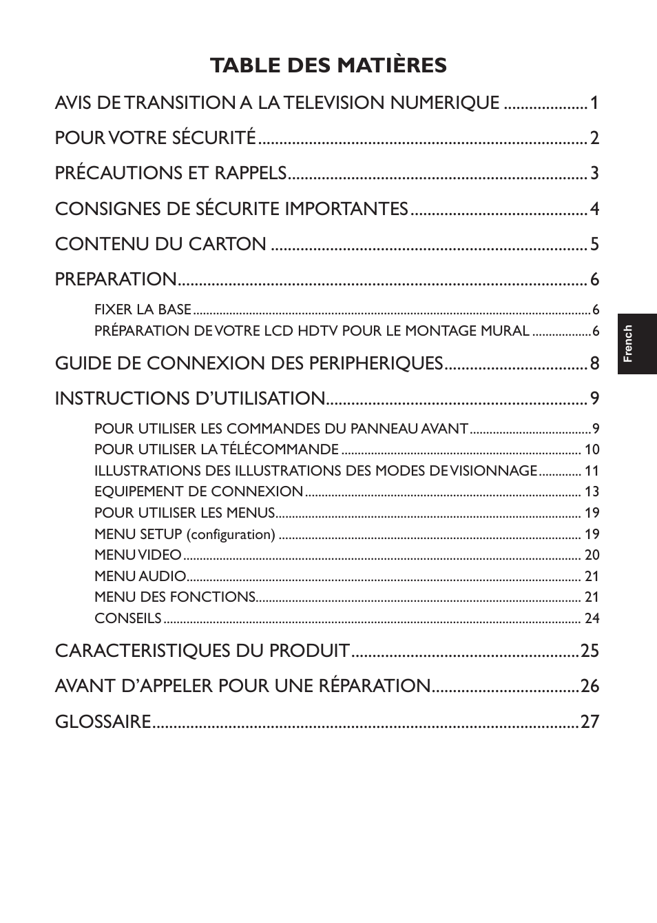 AOC L47H861 User Manual | Page 29 / 112