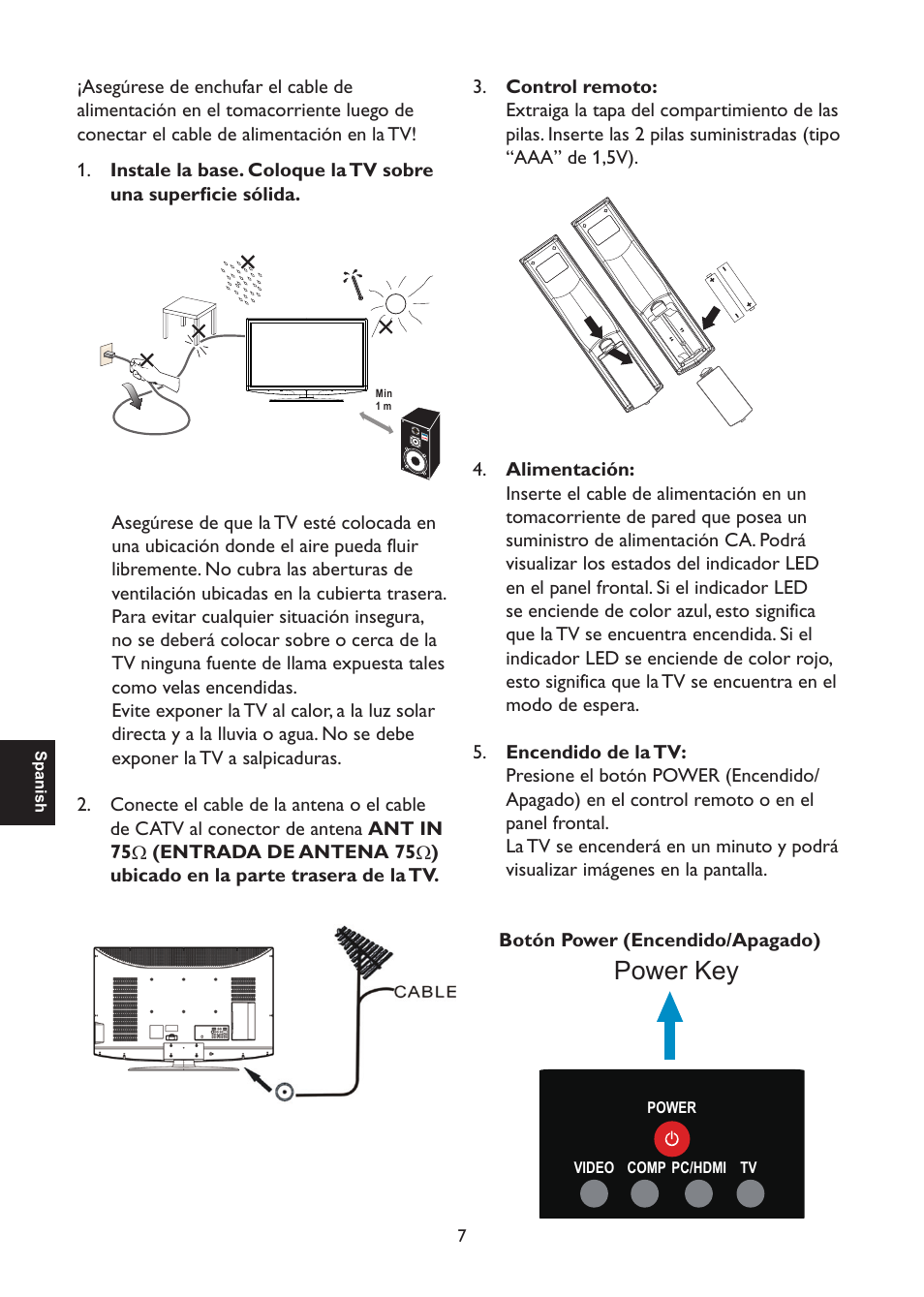 Power key | AOC L47H861 User Manual | Page 64 / 112