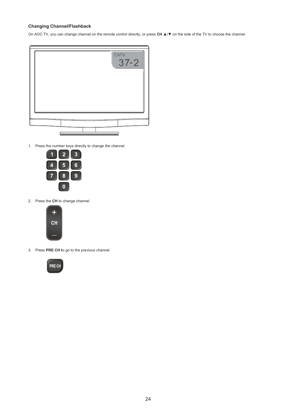 AOC LE24H067 User Manual | Page 25 / 37