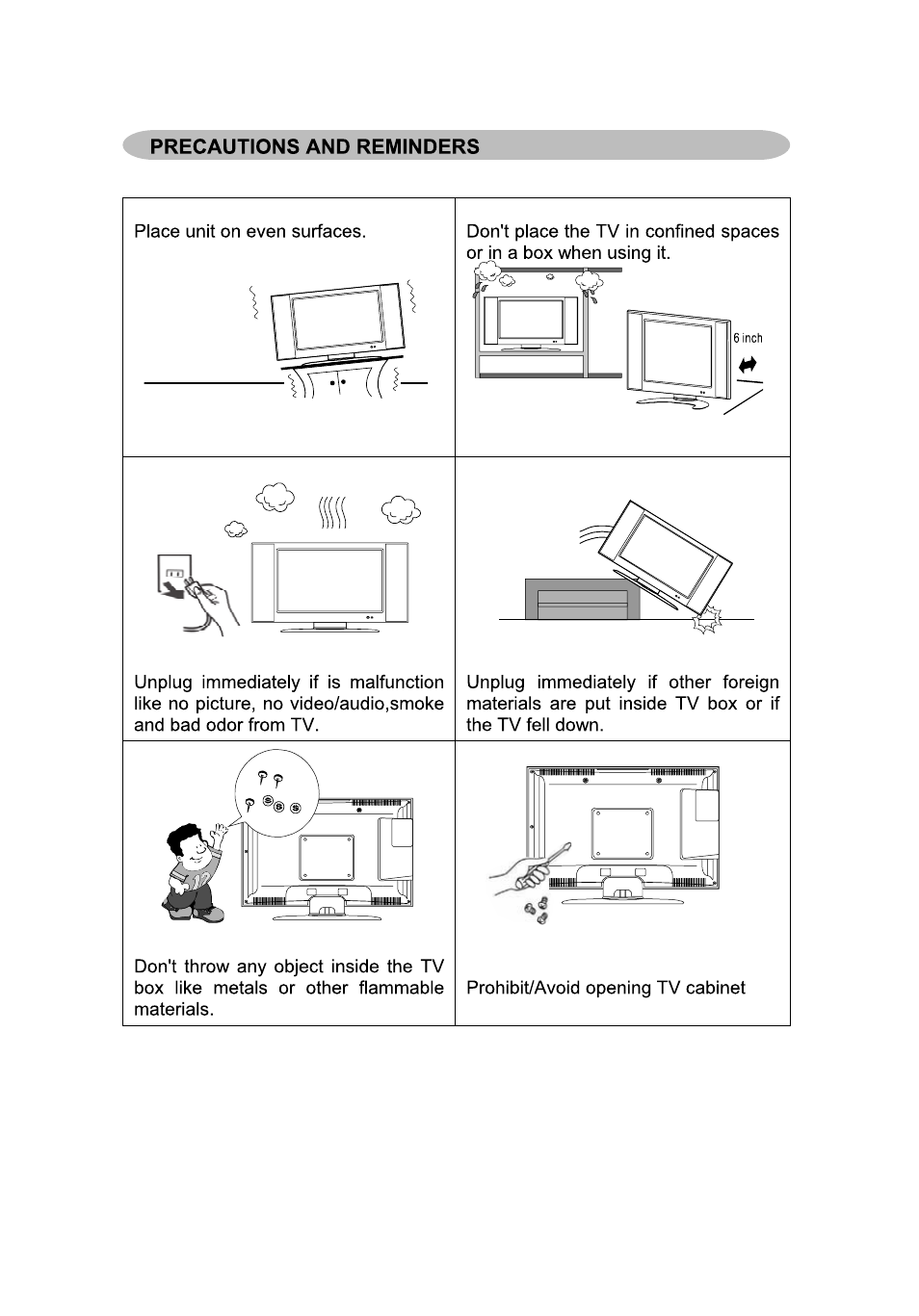AOC LE23H062 User Manual | Page 4 / 123