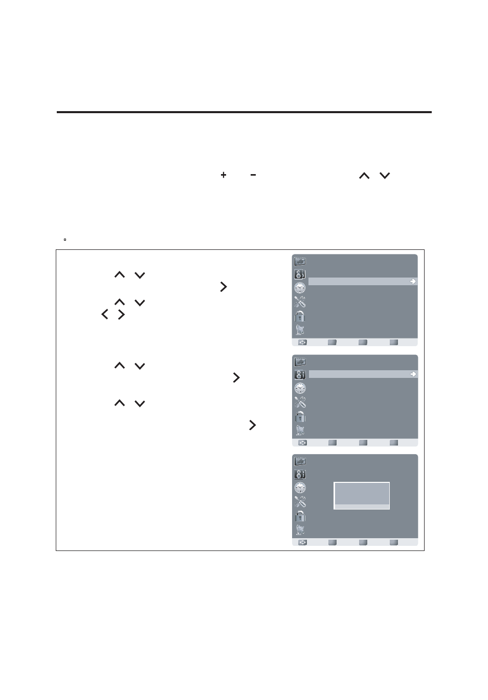 3 .1 me nú de c onfiguración osd, Español, Presione menu para ver el menú principal osd | AOC LE23H062 User Manual | Page 64 / 123
