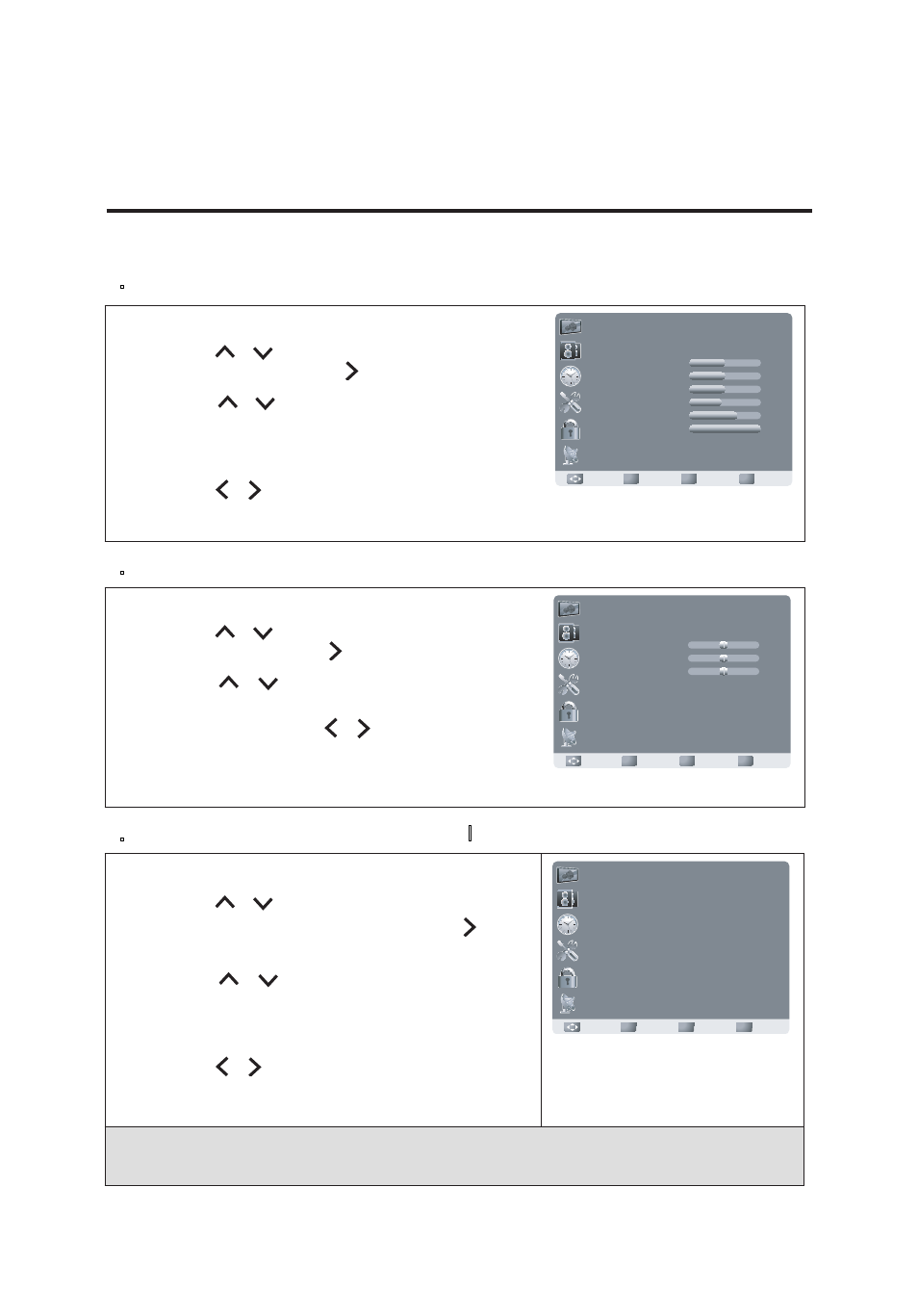 Español, Presione menu para ver el menú principal osd, Presione volver para regresar al menú superior | AOC LE23H062 User Manual | Page 67 / 123