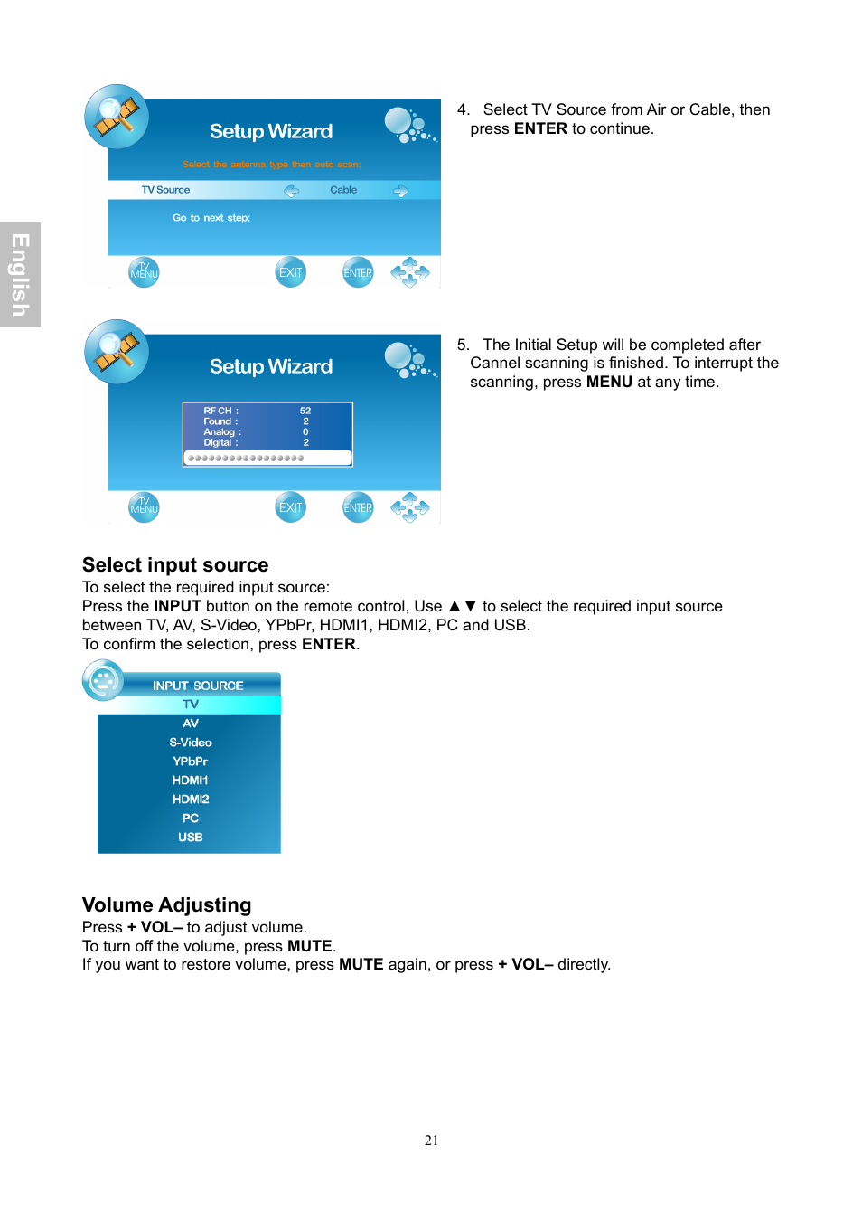 En gli sh | AOC LE24H060 User Manual | Page 22 / 43