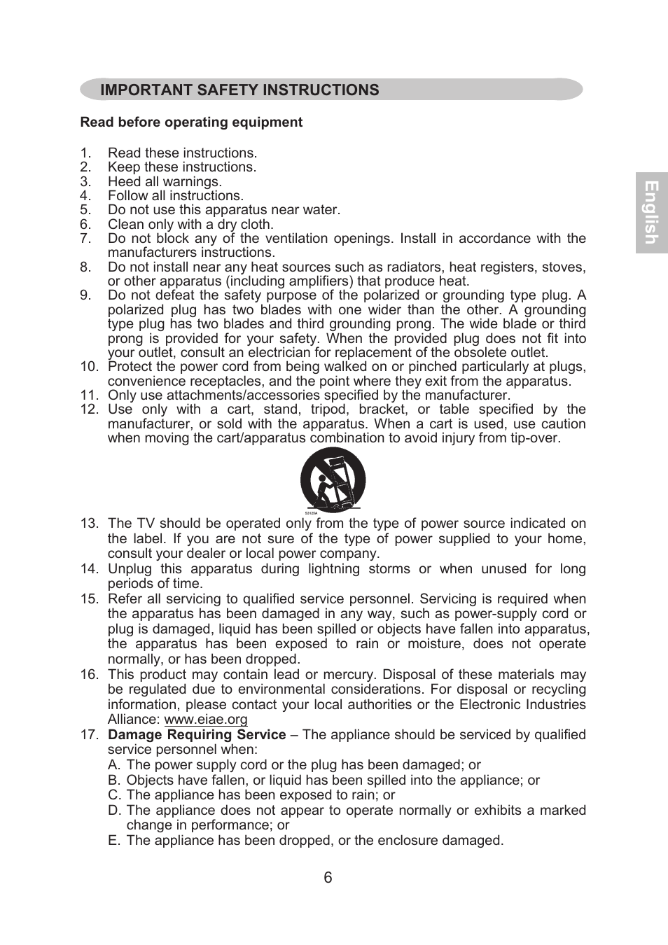 English | AOC LE24H060 User Manual | Page 7 / 43