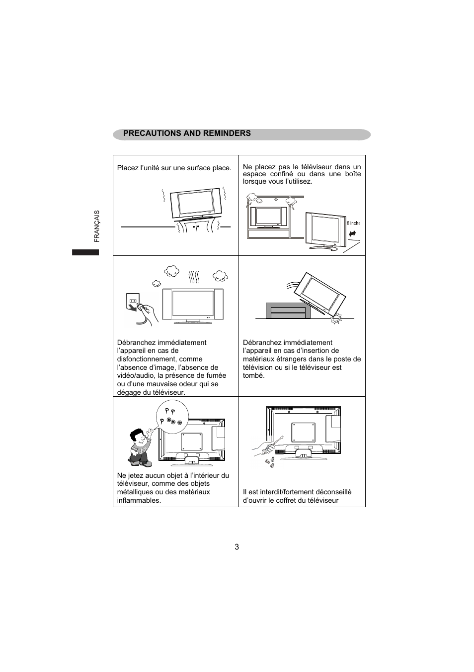 Precautions and reminders | AOC L19W831 User Manual | Page 40 / 144