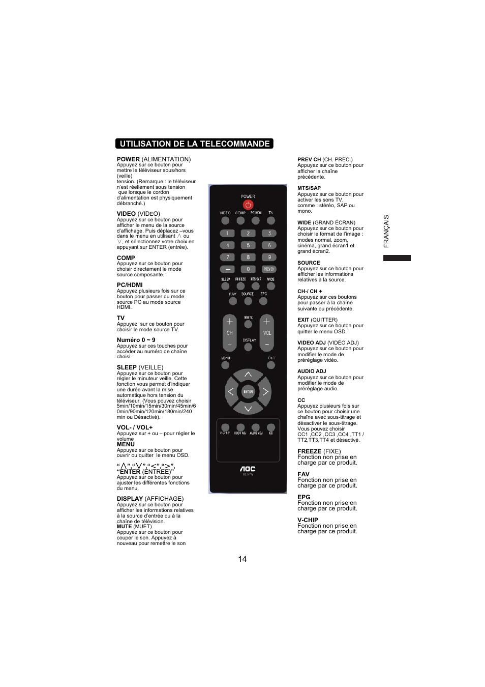 AOC L19W831 User Manual | Page 51 / 144