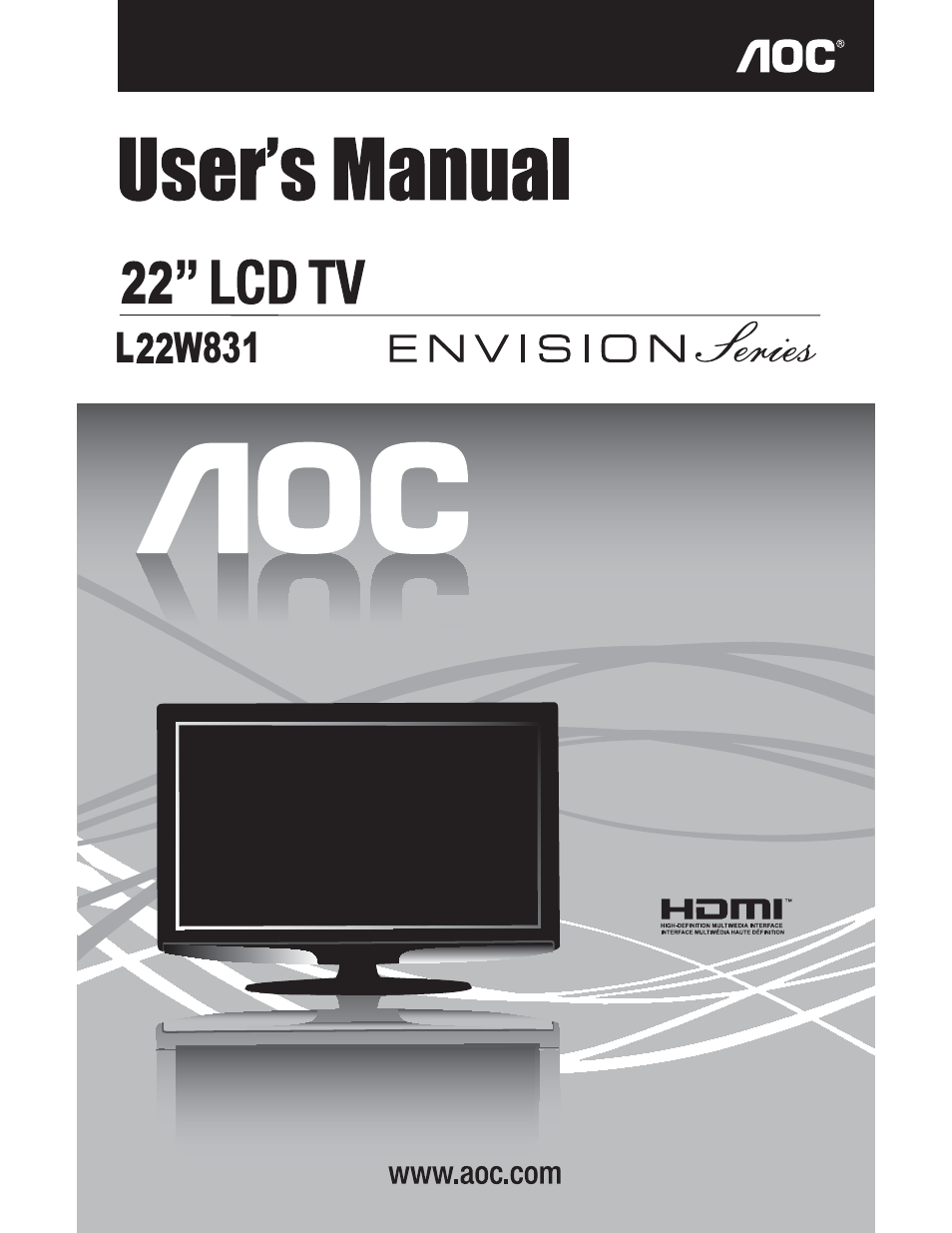 AOC L22W831 User Manual | 36 pages