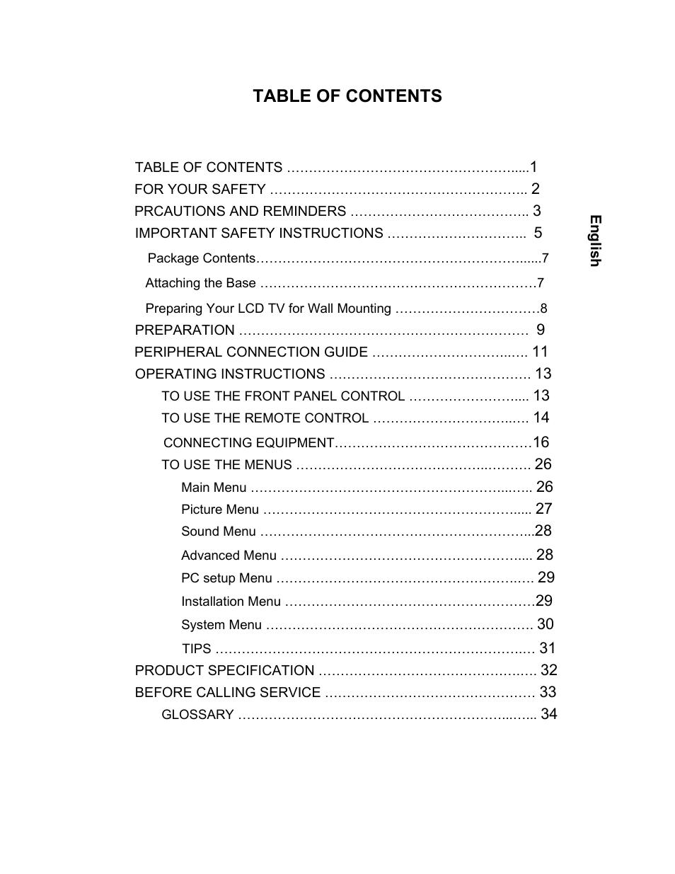 AOC L22W831 User Manual | Page 2 / 36
