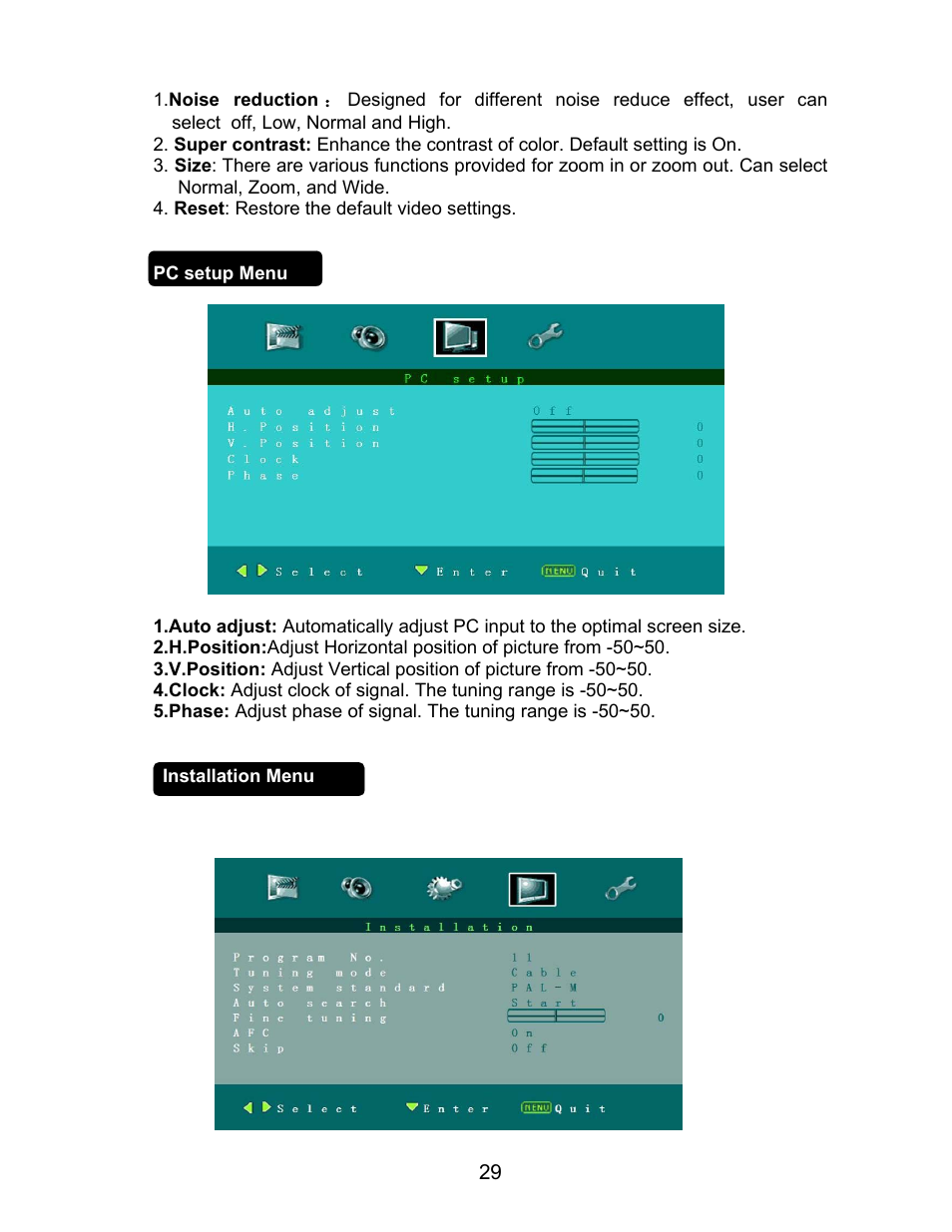 AOC L22W831 User Manual | Page 31 / 36