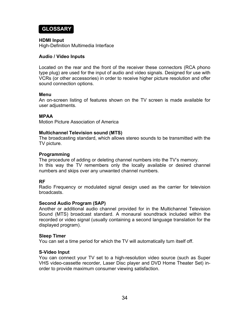 AOC L22W831 User Manual | Page 36 / 36