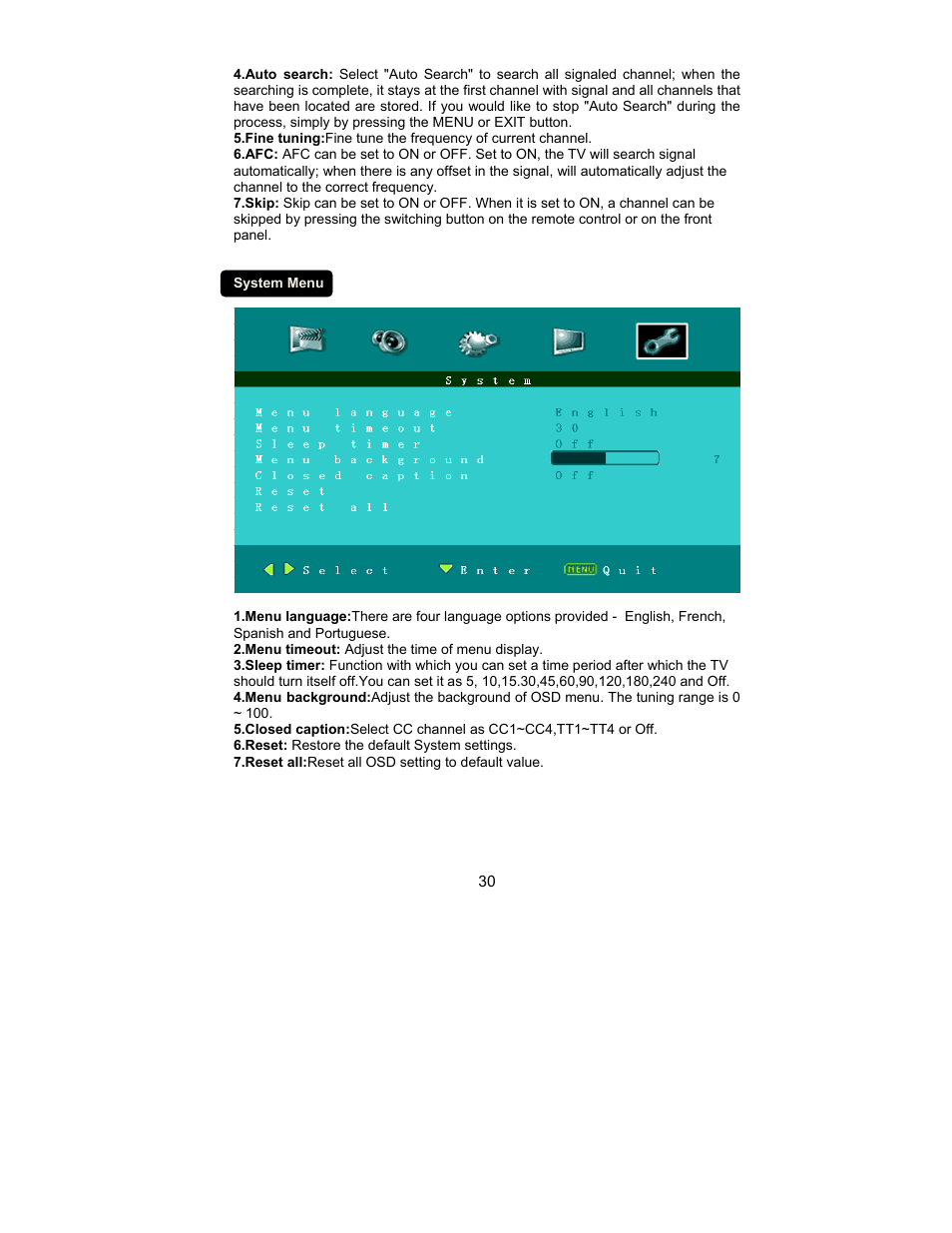 AOC L26W831 User Manual | Page 32 / 36