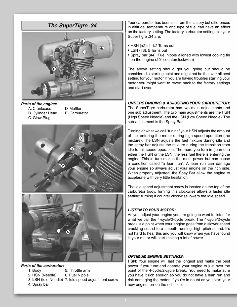 The supertigre .34 | AquaCraft Alligator Tours User Manual | Page 6 / 12