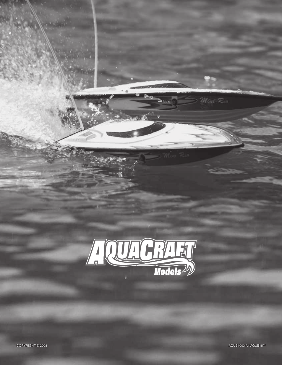AquaCraft Mini Rio User Manual | Page 12 / 12