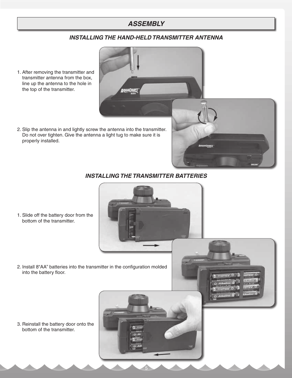 Assembly | AquaCraft Mini Rio User Manual | Page 5 / 12