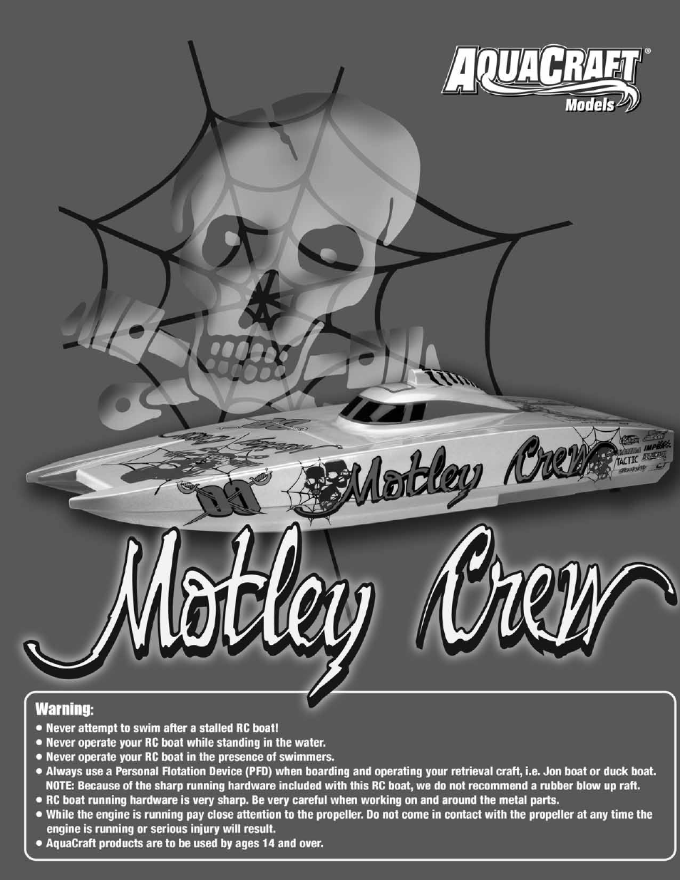 AquaCraft Motley Crew User Manual | 8 pages