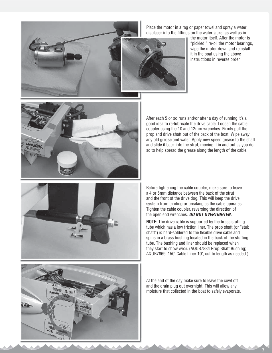AquaCraft Motley Crew User Manual | Page 7 / 8