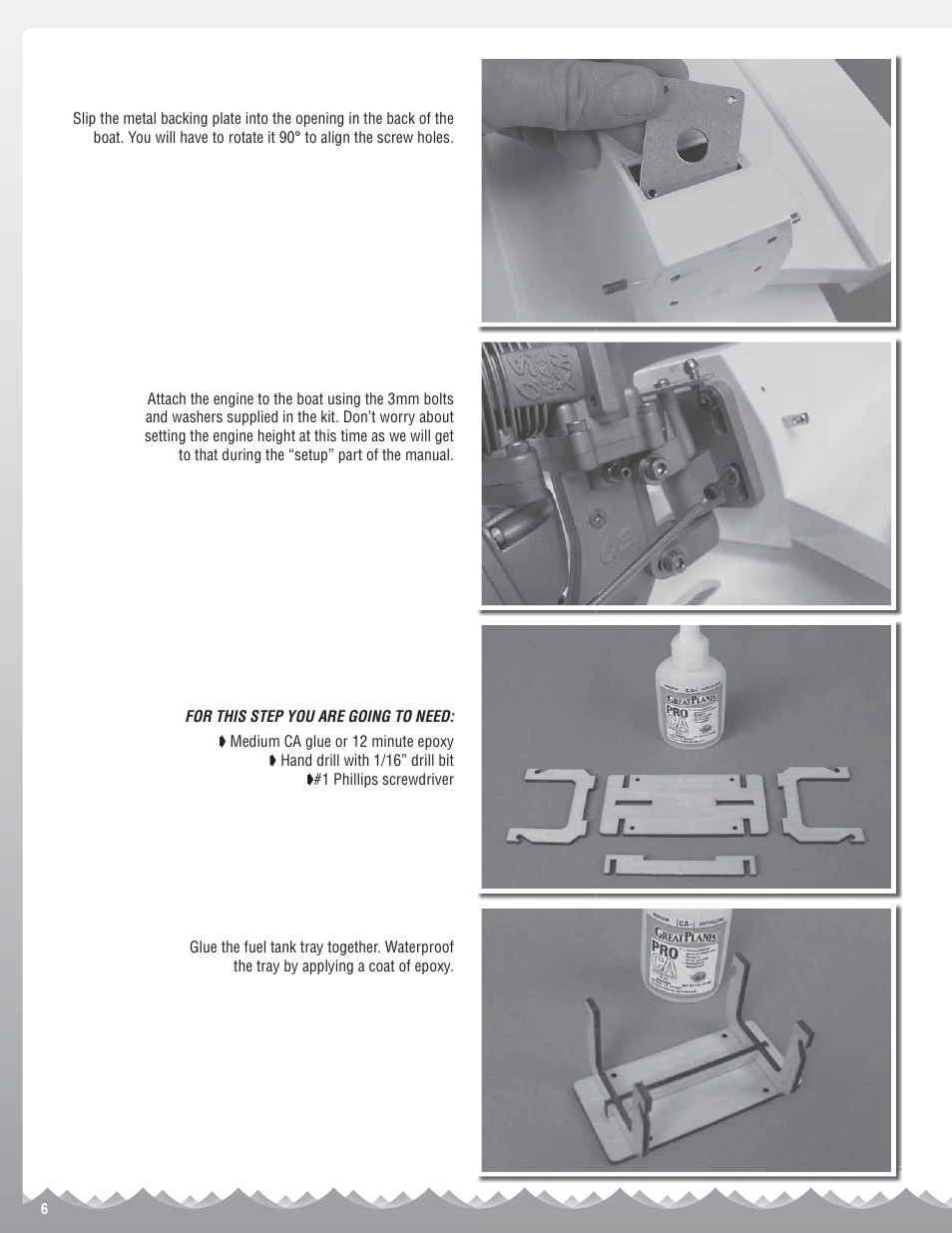 AquaCraft Top Speed 3 User Manual | Page 6 / 24