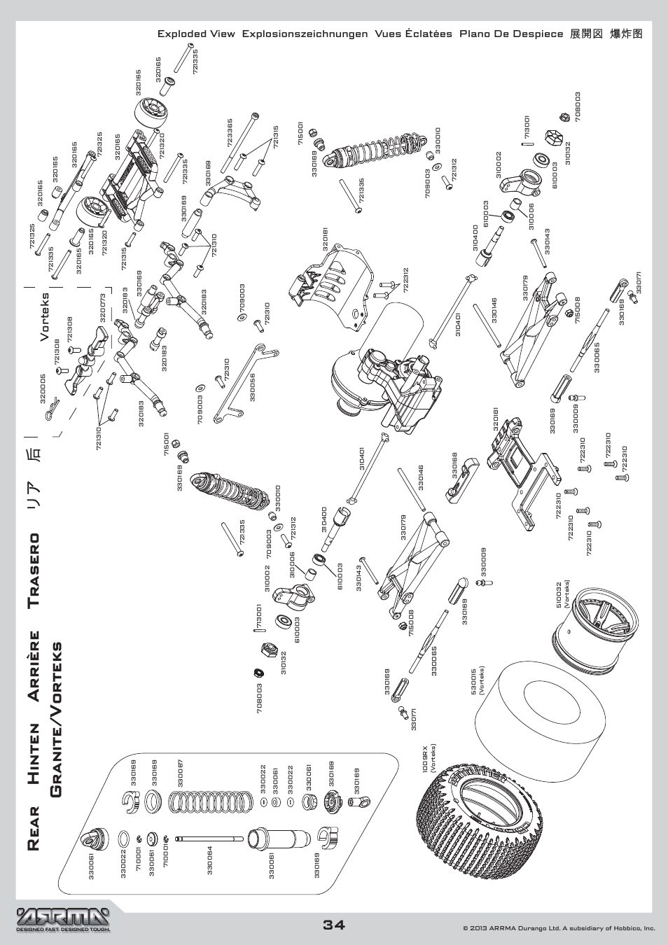 Vorteks | ARRMA AR102546 Manual User Manual | Page 34 / 40