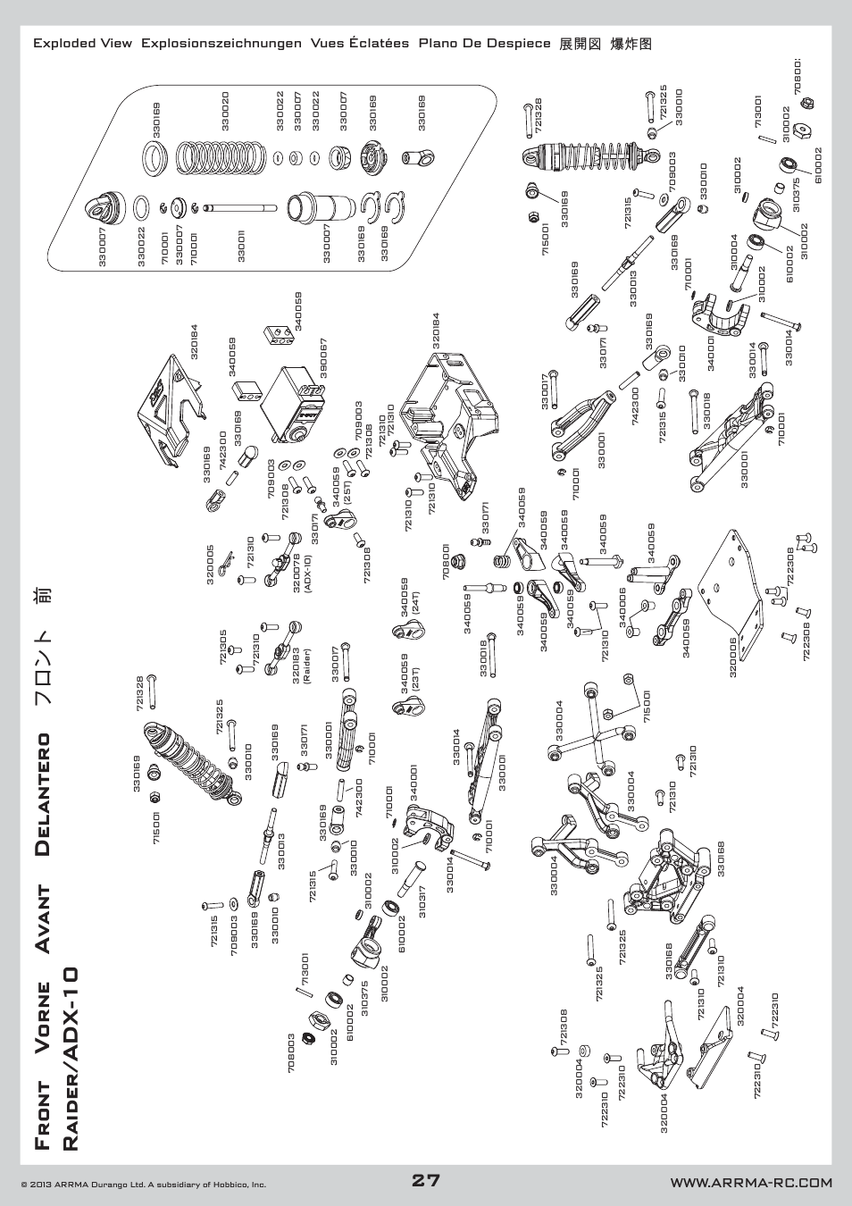ARRMA AR102535 Manual User Manual | Page 27 / 40
