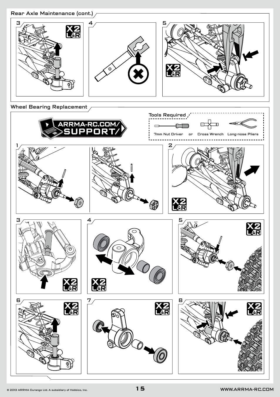 Support | ARRMA AR102612 User Manual | Page 15 / 44
