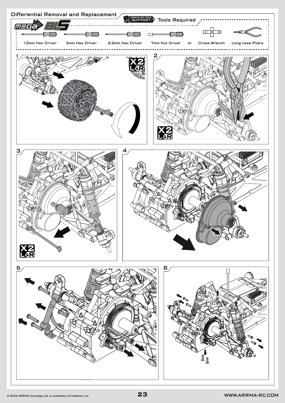 ARRMA AR102612 User Manual | Page 23 / 44