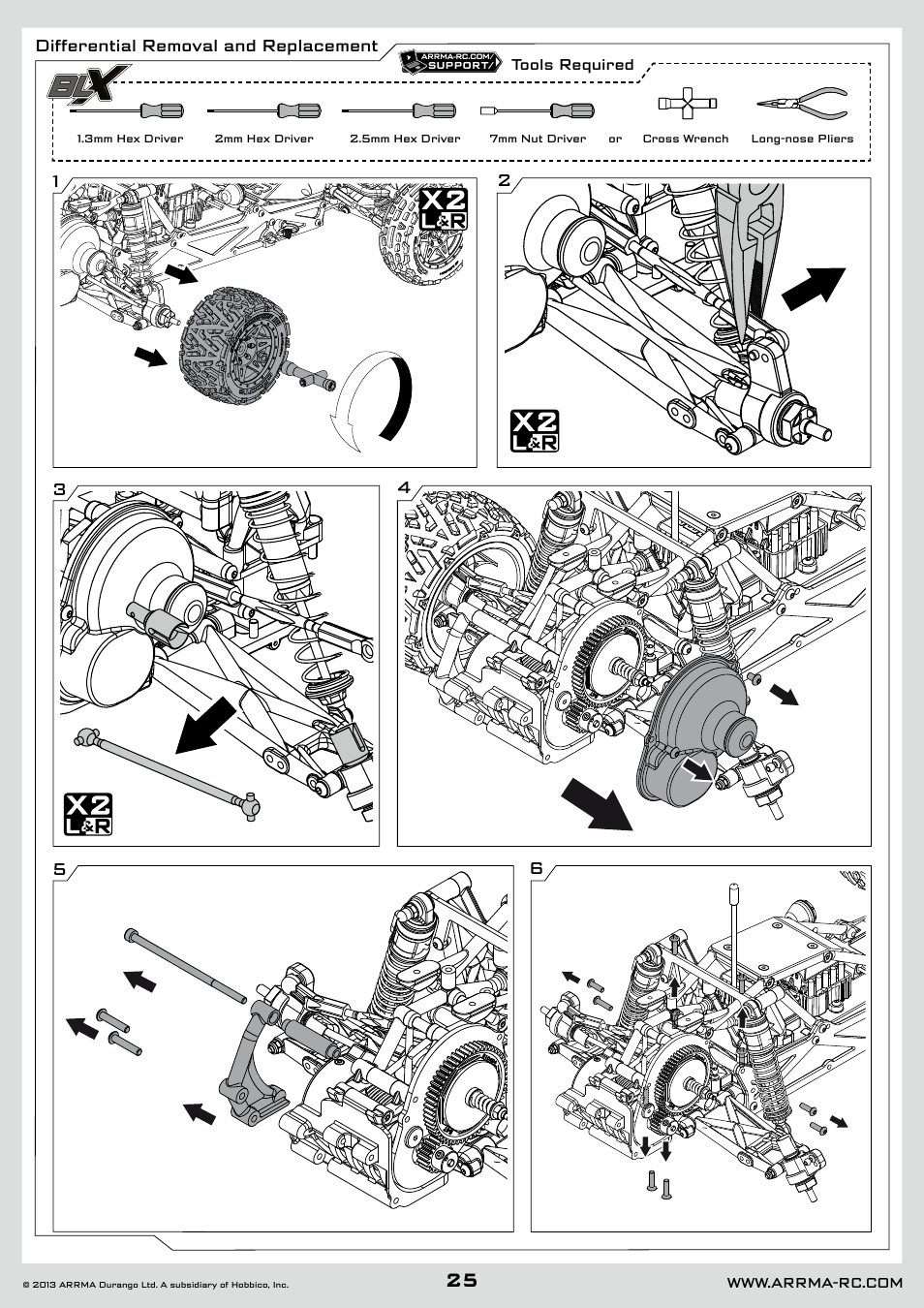 ARRMA AR102601 User Manual | Page 25 / 44