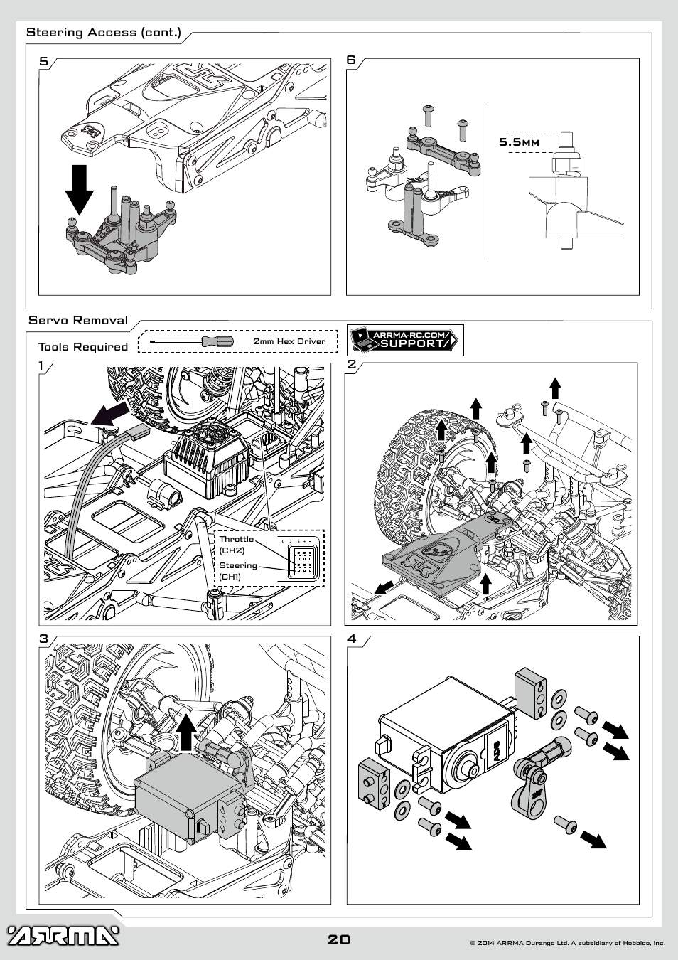 ARRMA AR102646 User Manual | Page 20 / 28