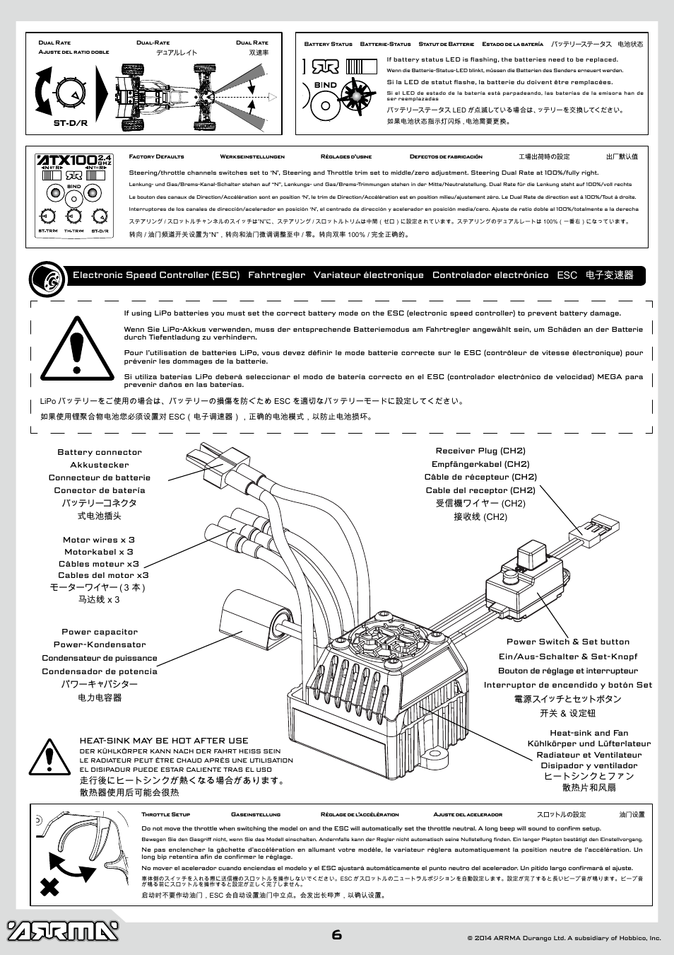 ARRMA AR102646 User Manual | Page 6 / 28