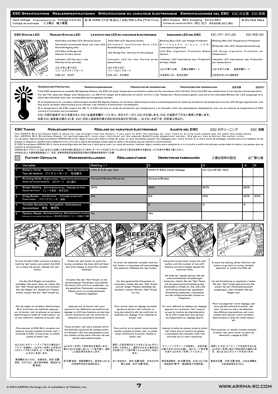 ARRMA AR102646 User Manual | Page 7 / 28