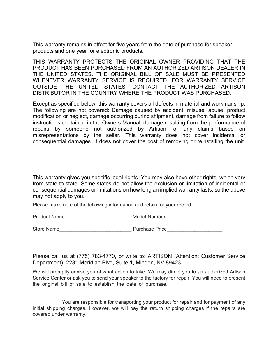 Artison Sketch LCRDM MK2 User Manual | Page 7 / 7